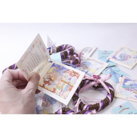 Wicker Hearts, Tiny Books of Rhymes, Package Decorations, American Greetings, - Picture 4 of 4